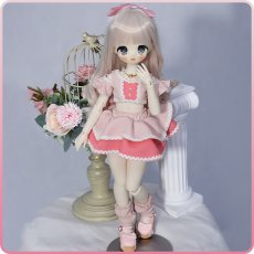画像4: 在庫あり　BJD　1/4　ドール服　アウトフィット　ピンク　ゴスロリ　キュート　MDD2.0対応　球体関節人形　ドール用　コスプレ衣装 (4)