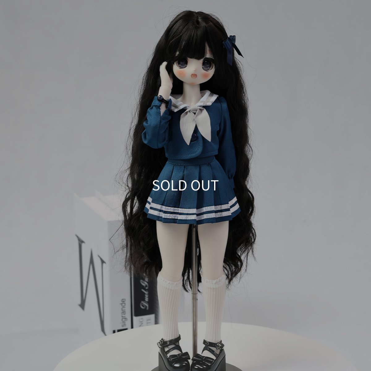 画像3: 在庫あり　BJD　1/4　ドール服　コスプレ衣装　セーラー服　制服　JKスカート　MDD2.0対応　球体関節人形　ドール用 (3)