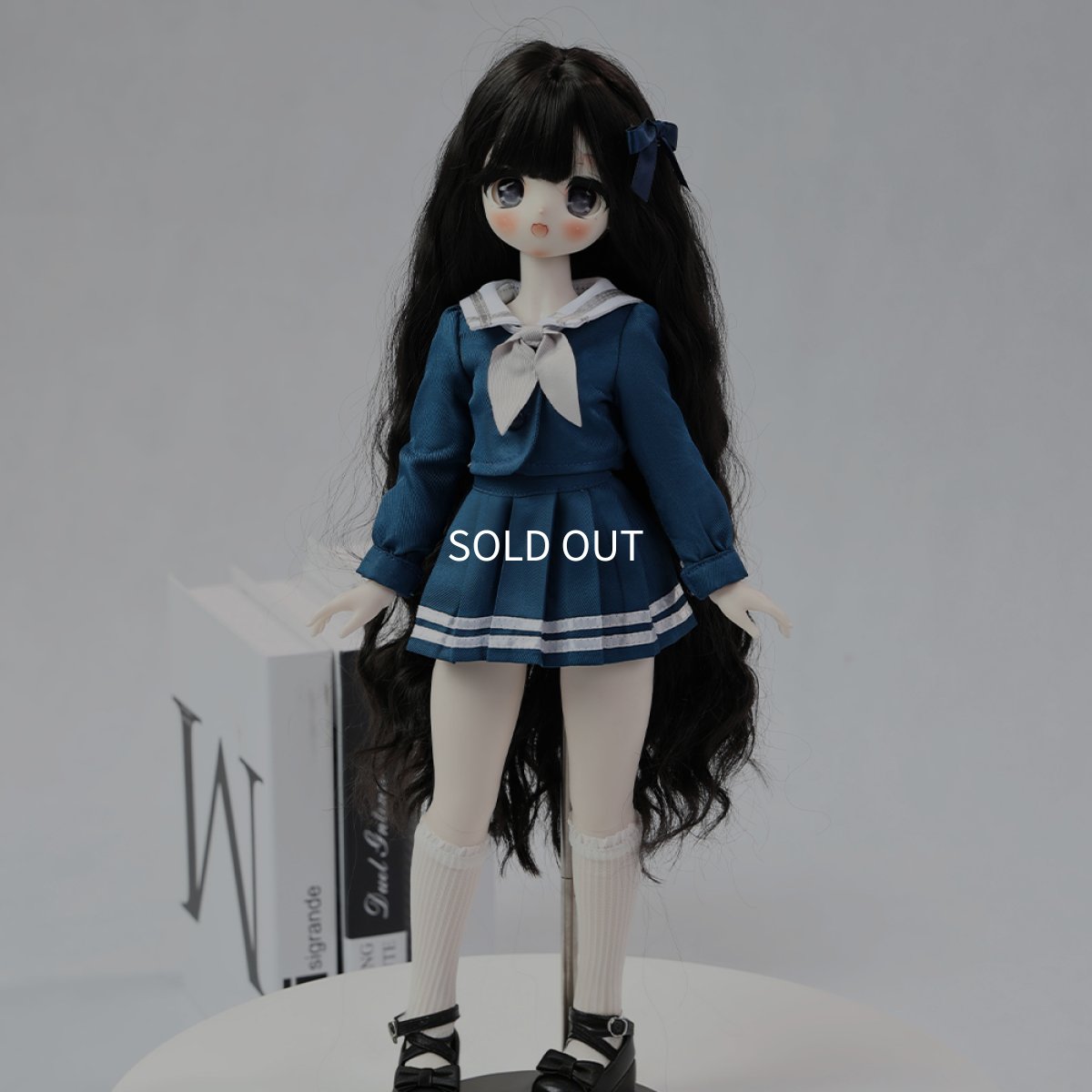 画像1: 在庫あり　BJD　1/4　ドール服　コスプレ衣装　セーラー服　制服　JKスカート　MDD2.0対応　球体関節人形　ドール用 (1)
