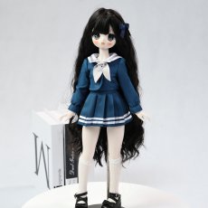 画像1: 在庫あり　BJD　1/4　ドール服　セーラー服　制服　JKスカート　MDD2.0対応　球体関節人形　ドール用　コスプレ衣装 (1)