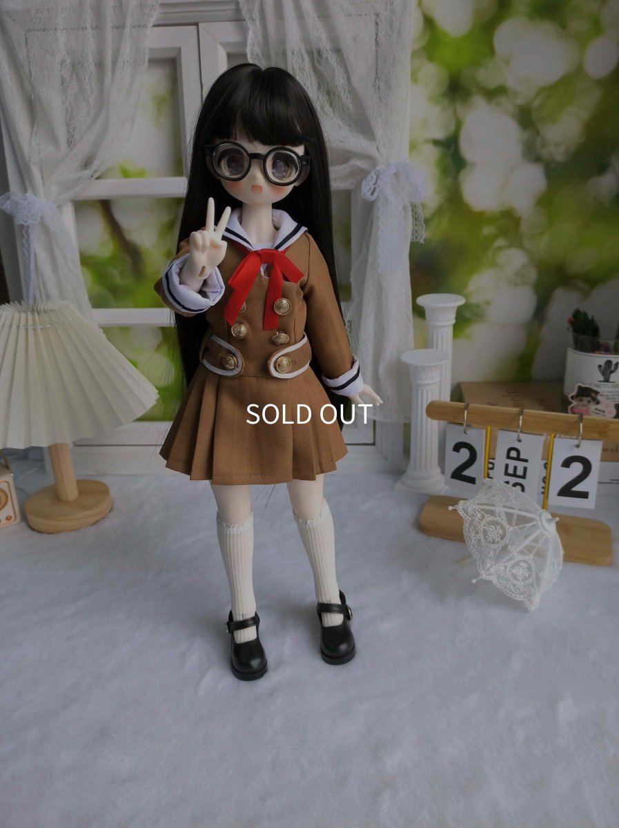 画像2: 在庫あり　BJD　1/4　ドール服　コスプレ衣装　セーラー服　制服　JKスカート　MDD2.0対応　球体関節人形　ドール用 (2)