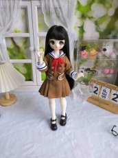 画像1: BJD　1/4　ドール服　セーラー服　制服　JKスカート　MDD2.0対応　球体関節人形　ドール用　コスプレ衣装 (1)