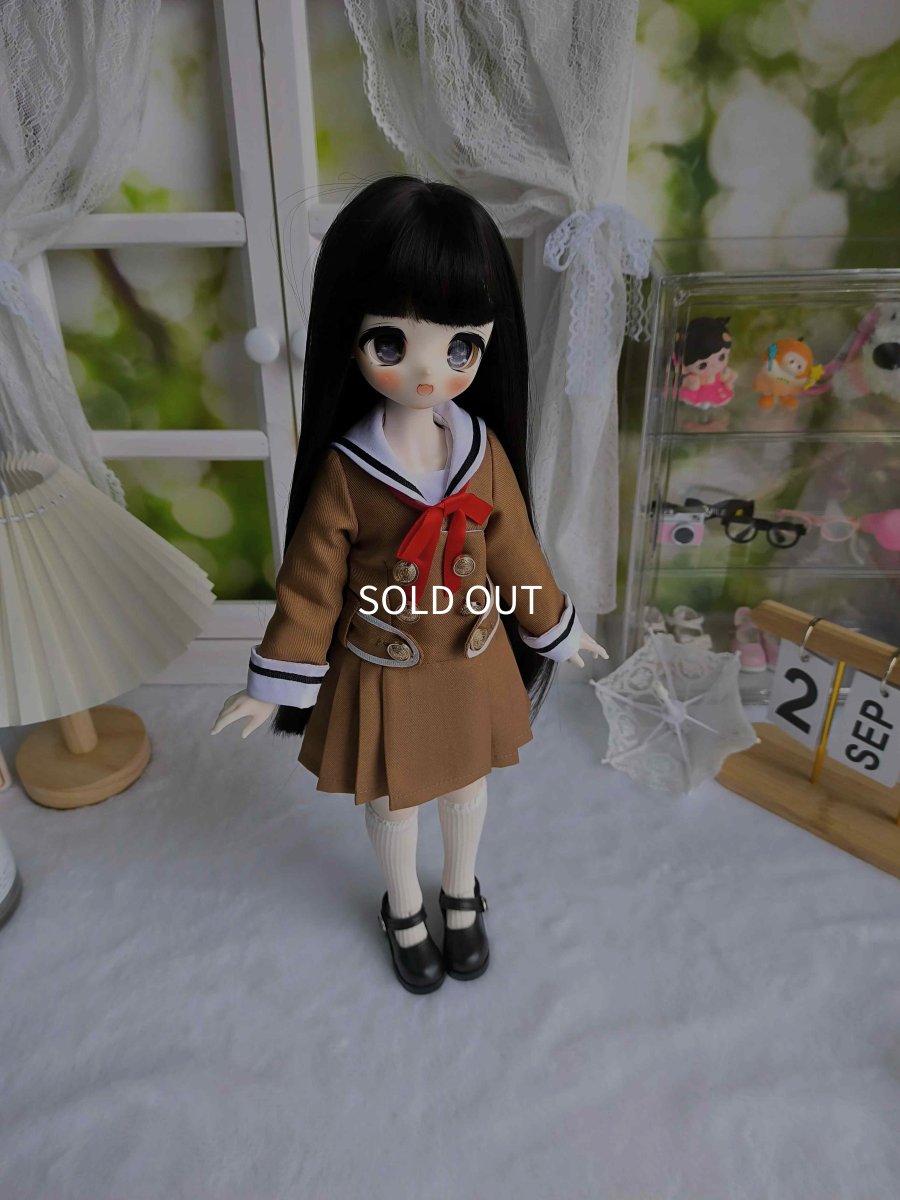 画像4: 在庫あり　BJD　1/4　ドール服　コスプレ衣装　セーラー服　制服　JKスカート　MDD2.0対応　球体関節人形　ドール用 (4)