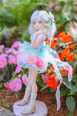 画像4: BJD　1/4　ドール服　コスプレ衣装　ミントグリーン　チュール　フラワー　フェアリー　キュート　MDD2.0対応　球体関節人形　ドール用 (4)