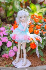 画像3: BJD　1/4　ドール服　コスプレ衣装　ミントグリーン　チュール　フラワー　フェアリー　キュート　MDD2.0対応　球体関節人形　ドール用 (3)