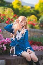画像1: BJD　1/4　ドール服　コスプレ衣装　セーラー服　制服　JKスカート　MDD2.0対応　球体関節人形　ドール用 (1)