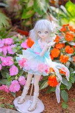 画像5: BJD　1/4　ドール服　コスプレ衣装　ミントグリーン　チュール　フラワー　フェアリー　キュート　MDD2.0対応　球体関節人形　ドール用 (5)