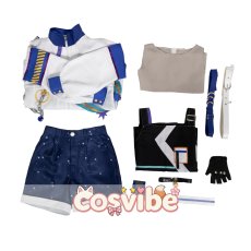 画像7: あんさんぶるスターズ！　あんスタ！　冴霧笑主　弾ける星しずく　フィーチャースカウト　コスプレ衣装　 コスチューム　 cosplay　イベント仮装 (7)