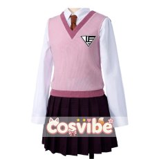 画像1: ニューダンガンロンパV3 みんなのコロシアイ新学期　赤松楓　コスプレ衣装　 コスチューム　 cosplay　イベント仮装 (1)
