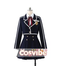 画像1: ソードアート・オンライン　アスナ　学校制服　コスプレ衣装　 コスチューム　 cosplay　イベント仮装 (1)