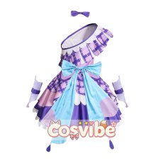 画像2: キミとアイドルプリキュア♪　紫雨こころ(キュアキュンキュン)　コスプレ衣装　 コスチューム　 cosplay　イベント仮装 (2)