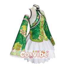 画像2: ラブライブ! School idol project　小泉花陽　チャイナドレス　コスプレ衣装　 コスチューム　 cosplay　イベント仮装 (2)