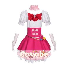 画像1: 魔法つかいプリキュア　朝日奈みらい(キュアミラクル)　ダイヤ　コスプレ衣装　 コスチューム　 cosplay　イベント仮装 (1)