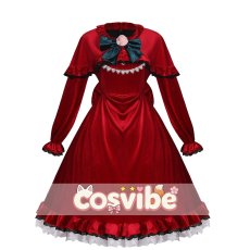 画像1: ローゼンメイデン　真紅　ドレス(標準)　コスプレ衣装　 コスチューム　 cosplay　イベント仮装 (1)