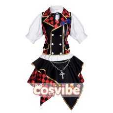 画像1: アイカツ!　藤堂ユリカ　ブロックチェック　コスプレ衣装　 コスチューム　 cosplay　イベント仮装 (1)