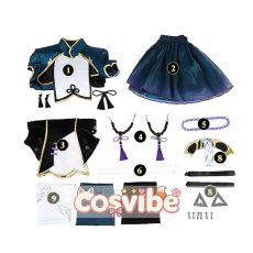 画像5: VOCALOID　初音ミク　キョンシーVer.　コスプレ衣装　 コスチューム　 cosplay　イベント仮装 (5)