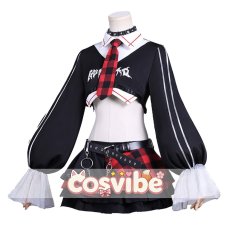 画像2: 新世紀エヴァンゲリオン　惣流・アスカ・ラングレー　ロックバンド　コスプレ衣装　 コスチューム　 cosplay　イベント仮装 (2)