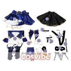 画像4: ラブライブ! School idol project　PE＋(パラレルエネルギープラス)　園田海未　高坂穂乃果　南ことり　西木野真姫　星空凛　小泉花陽　絢瀬絵里　矢澤にこ　東條希　コスプレ衣装　 コスチューム　 cosplay　イベント仮装 (4)