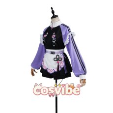 画像2: バーチャルYouTuber　VTuber　常闇トワ　チャイナ風なメイドジャージ　コスプレ衣装　 コスチューム　 cosplay　イベント仮装 (2)