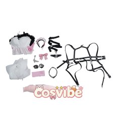 画像4: バーチャルYouTuber　Vtuber　博衣こより　メイド衣装　コスプレ衣装　 コスチューム　 cosplay　イベント仮装 (4)