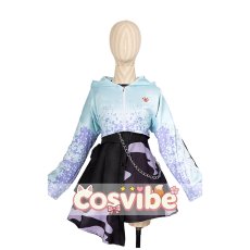 画像1: プロジェクトセカイ カラフルステージ！ feat. 初音ミク　朝比奈まふゆ　Lost kitten　絶たれていく道　コスプレ衣装　 コスチューム　 cosplay　イベント仮装 (1)