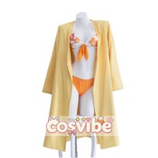 画像1: ブルーアーカイブ　槌永ヒヨリ　水着　コスプレ衣装　 コスチューム　 cosplay　イベント仮装 (1)
