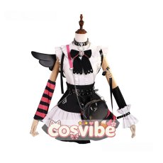 画像1: バーチャルYouTuber　VTuber　兎田ぺこら　ゴシック天使　コスプレ衣装　 コスチューム　 cosplay　イベント仮装 (1)