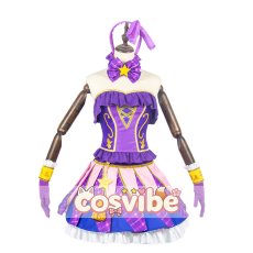 画像1: アイカツ!　白樺リサ　ラベンダーパレード　コスプレ衣装　 コスチューム　 cosplay　イベント仮装 (1)