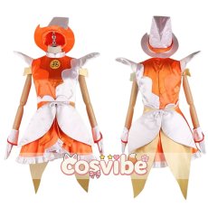画像2: も〜っと！おジャ魔女どれみ　藤原はづき　コスプレ衣装　 コスチューム　 cosplay　イベント仮装 (2)