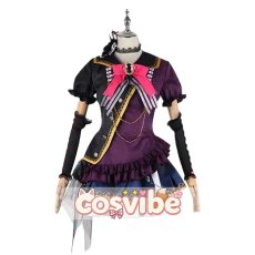画像1: BanG Dream!（バンドリ！）　宇田川あこ　BLACK SHOUT　コスプレ衣装　 コスチューム　 cosplay　イベント仮装 (1)