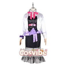 画像1: バーチャルYouTuber　Vtuber　狂蘭メロコ(Meloco Kyoran)　メイド服　コスプレ衣装　 コスチューム　 cosplay　イベント仮装 (1)