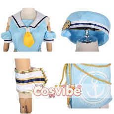 画像10: プロジェクトセカイ カラフルステージ！ feat. 初音ミク　桐谷遥　セイラーキャプテン　思い出はドーナツとともに　コスプレ衣装　 コスチューム　 cosplay　イベント仮装 (10)