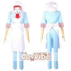 画像1: キラキラ☆プリキュアアラモード　剣城あきら(キュアショコラ)　パティシエ服　コスプレ衣装　 コスチューム　 cosplay　イベント仮装 (1)