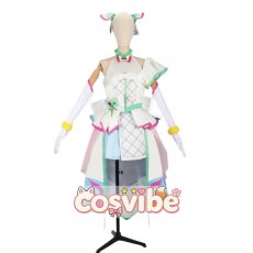 画像1: キミとアイドルプリキュア♪　キュアズキューン　プリルン　コスプレ衣装　 コスチューム　 cosplay　イベント仮装 (1)