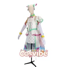 画像4: キミとアイドルプリキュア♪　キュアズキューン　プリルン　コスプレ衣装　 コスチューム　 cosplay　イベント仮装 (4)