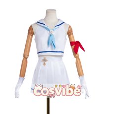 画像1: ソードアート・オンライン　アスナ　セーラー服　コスプレ衣装　 コスチューム　 cosplay　イベント仮装 (1)