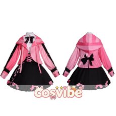 画像3: VOCALOID　桜ミク　SUBCULTUREコラボ　コスプレ衣装　 コスチューム　 cosplay　イベント仮装 (3)