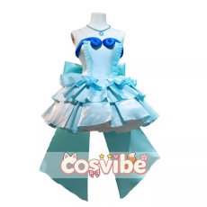画像1: マーメイドメロディー ぴちぴちピッチ　宝生波音　ライブ衣装　コスプレ衣装　 コスチューム　 cosplay　イベント仮装 (1)