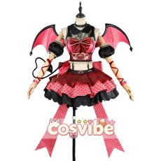 画像1: ラブライブ！サンシャイン!!　Aqours　こあくま♡あいどるふぇあ in ゲーマーズ　渡辺曜　高海千歌　国木田花丸　黒澤ダイヤ　黒澤ルビィ　津島善子　松浦果南　小原鞠莉　桜内梨子　コスプレ衣装　 コスチューム　 cosplay　イベント仮装 (1)