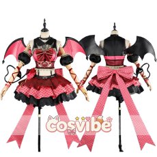 画像5: ラブライブ！サンシャイン!!　Aqours　こあくま♡あいどるふぇあ in ゲーマーズ　渡辺曜　高海千歌　国木田花丸　黒澤ダイヤ　黒澤ルビィ　津島善子　松浦果南　小原鞠莉　桜内梨子　コスプレ衣装　 コスチューム　 cosplay　イベント仮装 (5)