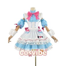 画像1: プリパラ　真中らぁら　メイド　コスプレ衣装　 コスチューム　 cosplay　イベント仮装 (1)
