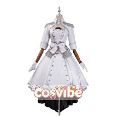 画像1: デート・ア・ライブ　時崎狂三　白の女王　コスプレ衣装　 コスチューム　 cosplay　イベント仮装 (1)