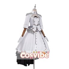 画像2: デート・ア・ライブ　時崎狂三　白の女王　コスプレ衣装　 コスチューム　 cosplay　イベント仮装 (2)