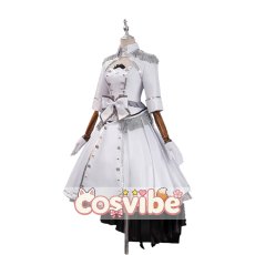 画像4: デート・ア・ライブ　時崎狂三　白の女王　コスプレ衣装　 コスチューム　 cosplay　イベント仮装 (4)