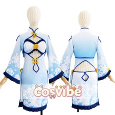 画像4: ネコぱら　バニラ　チャイナドレス　コスプレ衣装　 コスチューム　 cosplay　イベント仮装 (4)