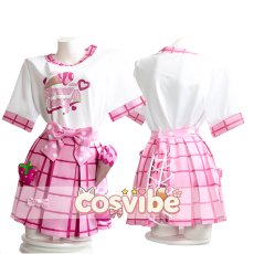 画像3: バーチャルYouTuber　VTuber　一条莉々華　ホロナツパラダイス　コスプレ衣装　 コスチューム　 cosplay　イベント仮装 (3)