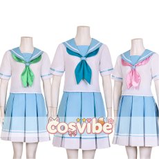 画像1: リズと青い鳥　鎧塚みぞれ　剣崎梨々花　黄前久美子　半袖セーラー服　コスプレ衣装　 コスチューム　 cosplay　イベント仮装 (1)