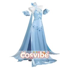画像2: Re:ゼロから始める異世界生活　エミリア　Crystal Dress Ver　コスプレ衣装　 コスチューム　 cosplay　イベント仮装 (2)