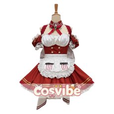 画像1: バーチャルYouTuber　VTuber　宝鐘マリン　メイド　あくありうむ。　コスプレ衣装　 コスチューム　 cosplay　イベント仮装 (1)