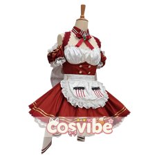 画像2: バーチャルYouTuber　VTuber　宝鐘マリン　メイド　あくありうむ。　コスプレ衣装　 コスチューム　 cosplay　イベント仮装 (2)